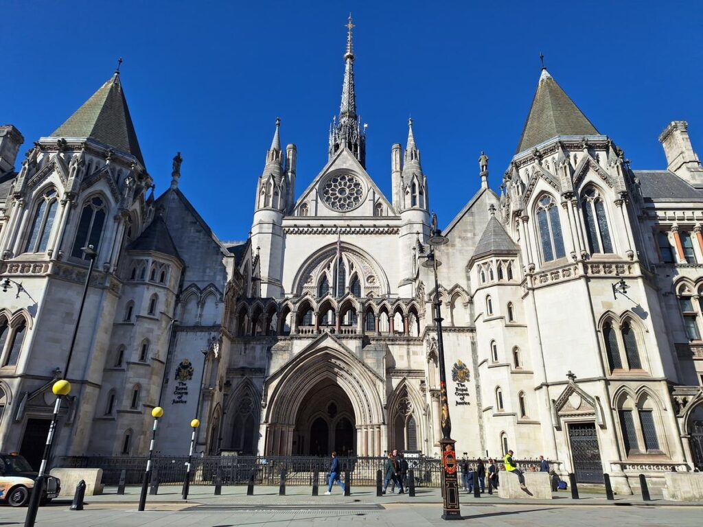 Histórico Royal Courts of Justice en Londres