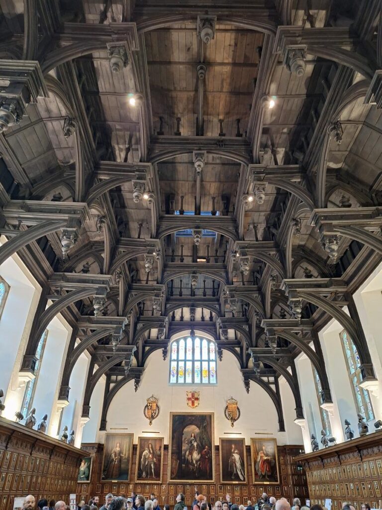 Interior medieval de Middle Temple Hall en Londres